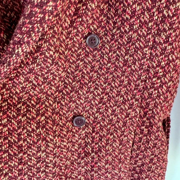 Mossimo Red Tweed Fall Coat - Picture 10 of 12
